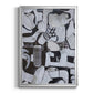 Beverlywood City Forms - Modern Framed Canvas Print