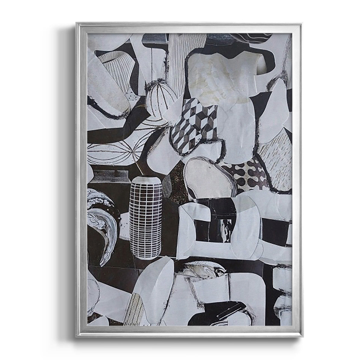 Beverlywood City Forms - Modern Framed Canvas Print