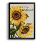 You Are My Sunshine - Modern Framed Canvas Print