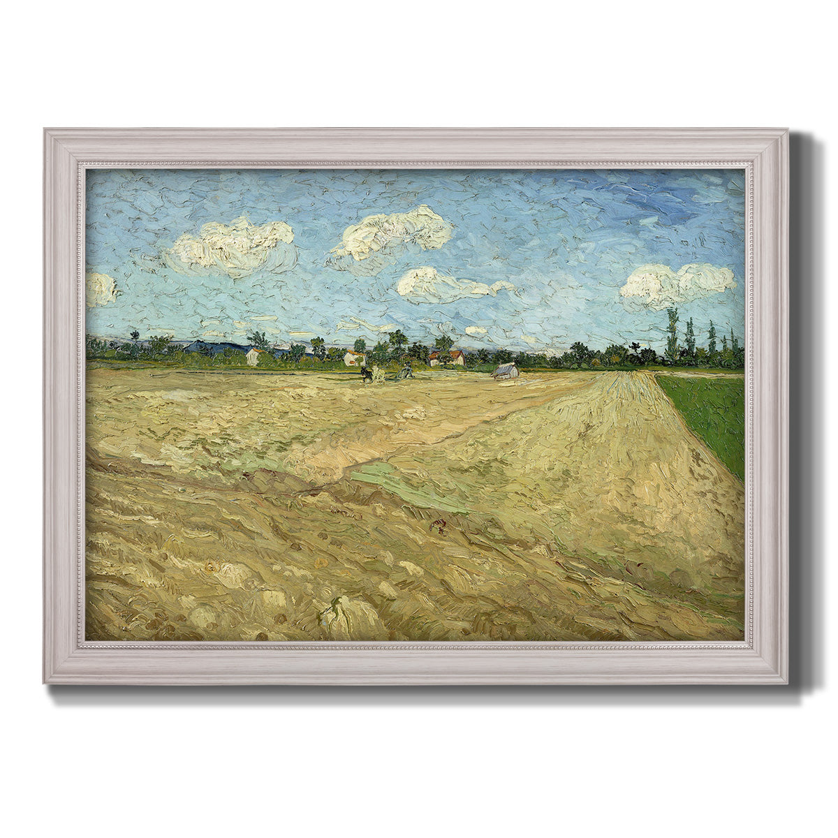 Ploughed Fields - Ornate Framed Canvas Print