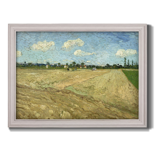 Ploughed Fields - Ornate Framed Canvas Print