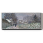 Snow at Argenteuil, 1874 - Floater Framed Canvas Print