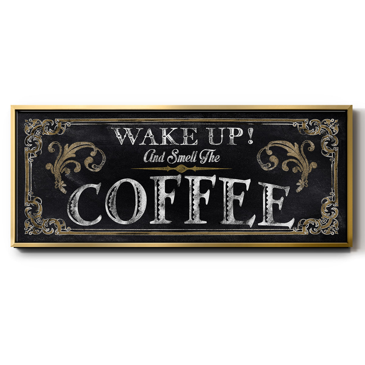 Wake Up! - Floater Framed Canvas Print