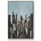 City Beat - Floater Framed Canvas Print