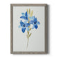 Blue Blossom Botanical III - Barnwood Framed Canvas Print