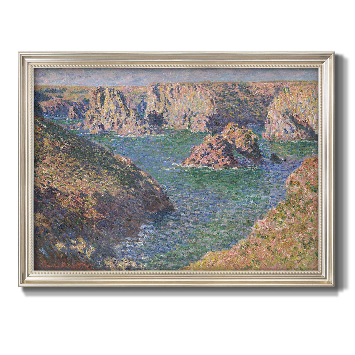 Port-Domois, Belle-Isle - Ornate Framed Canvas Print