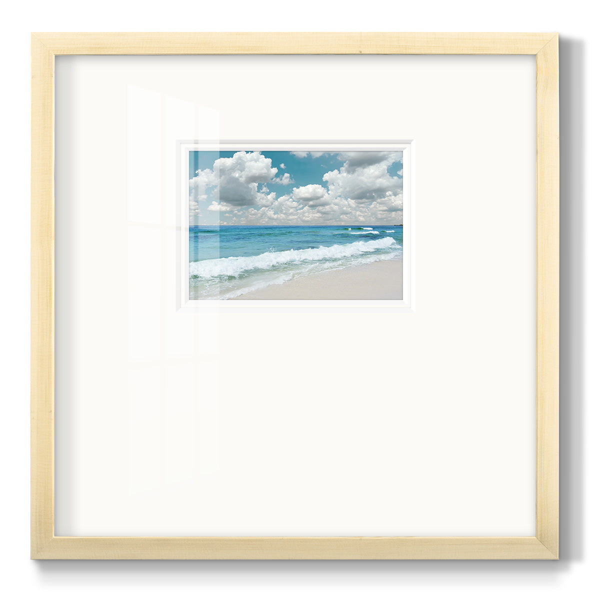 Beach Bliss Premium Framed Print Double Matboard