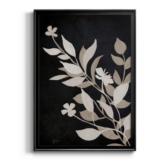 Midnight Silhouette II - Modern Framed Canvas Print