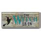 The Witch is in - Floater Framed Canvas Print