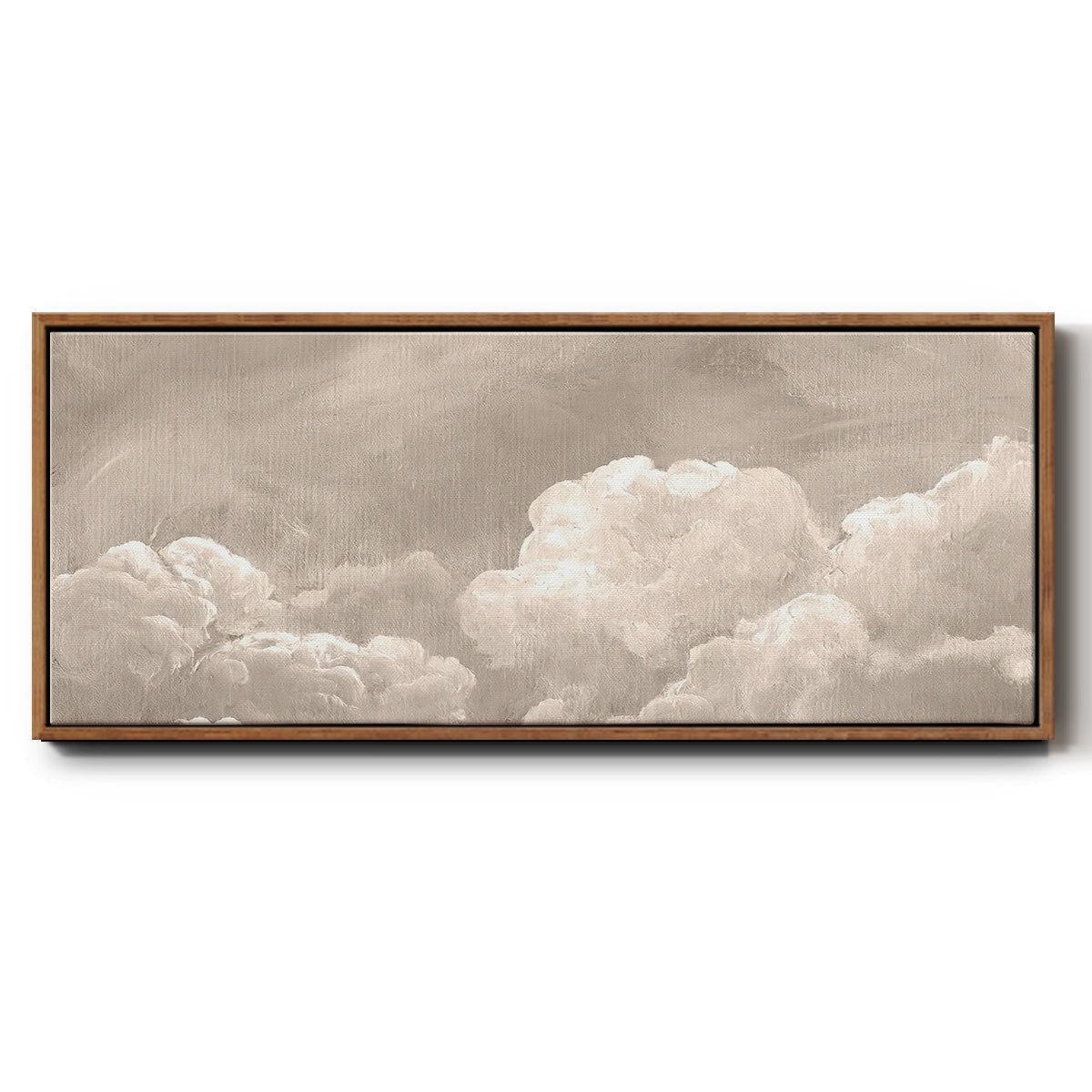 Painted Clouds I - Floater Framed Canvas Print
