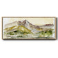 Plum Ridge I - Floater Framed Canvas Print