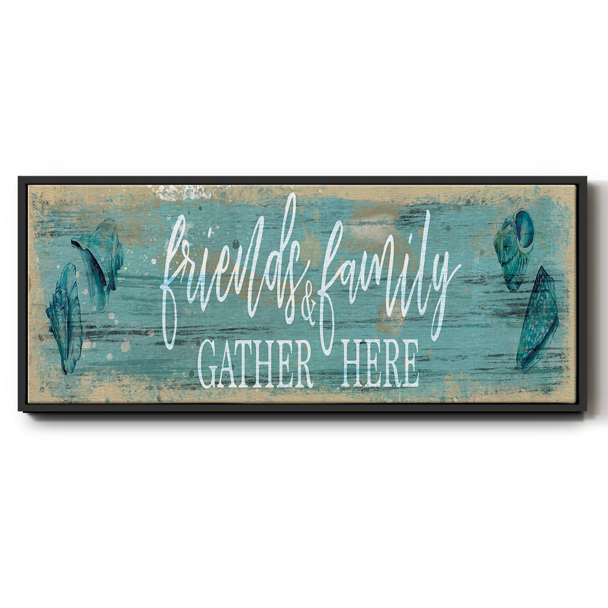 Friends and Family - Floater Framed Canvas Print