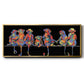 Fun Monkeys - Floater Framed Canvas Print