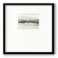 Turquoise Marsh I Premium Framed Print Double Matboard