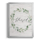 Blessed Wreath - Modern Framed Canvas Print