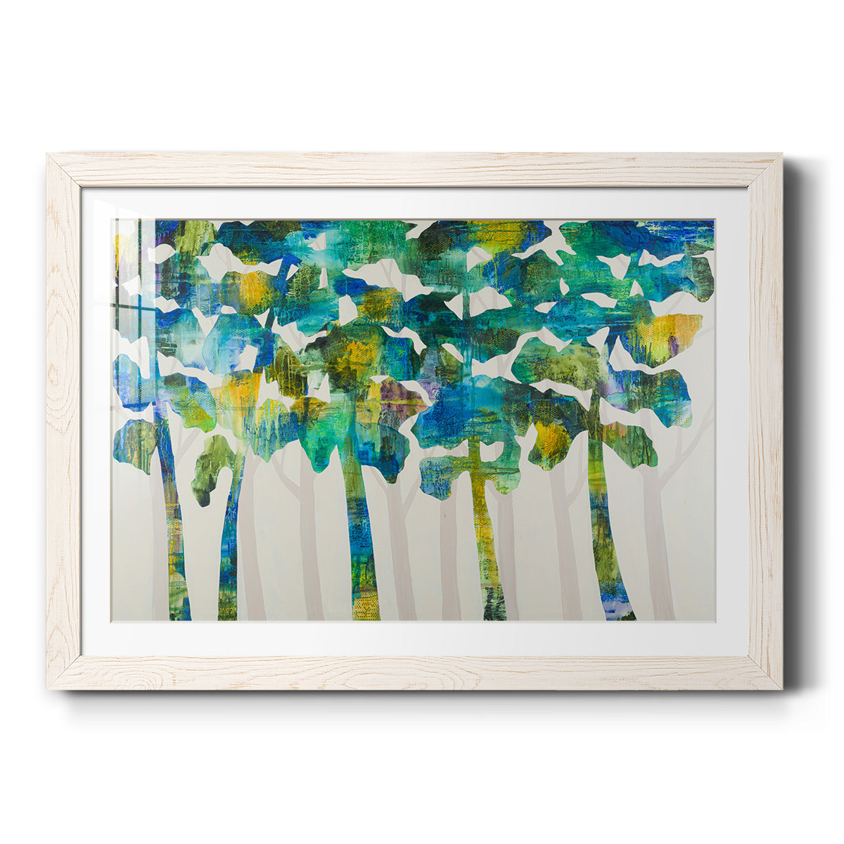 Tall Trees VII - Barnwood Framed Art Print