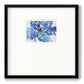 Fleur Bleue I - Double Matboard Framed Print