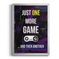 Gamer at Play II - Modern Framed Canvas Print
