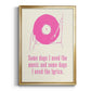Sweet Melody II - Modern Framed Canvas Print