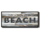 Better at the Beach - Floater Framed Canvas Print