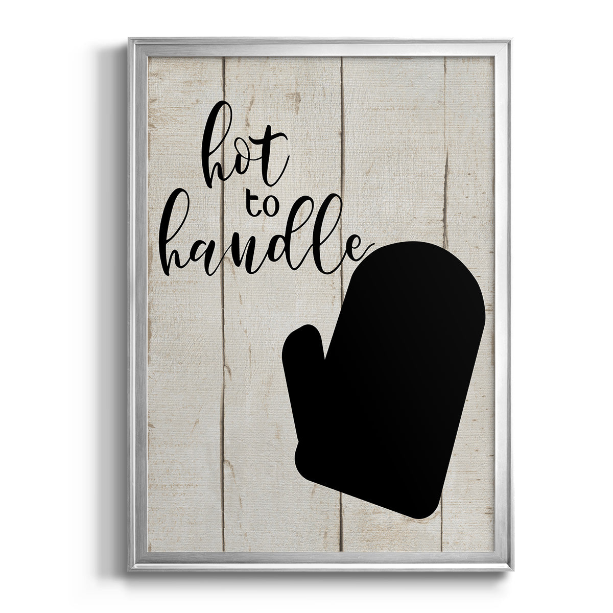 Hot To Handle - Modern Framed Canvas Print