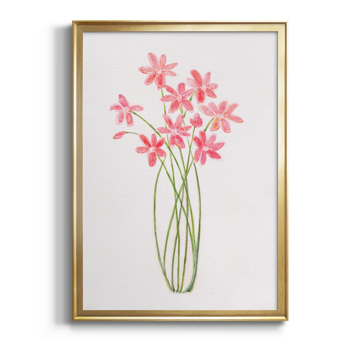 Intertwined Bouquet II - Modern Framed Canvas Print