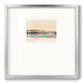 Layered Horizon I - Double Matboard Framed Print