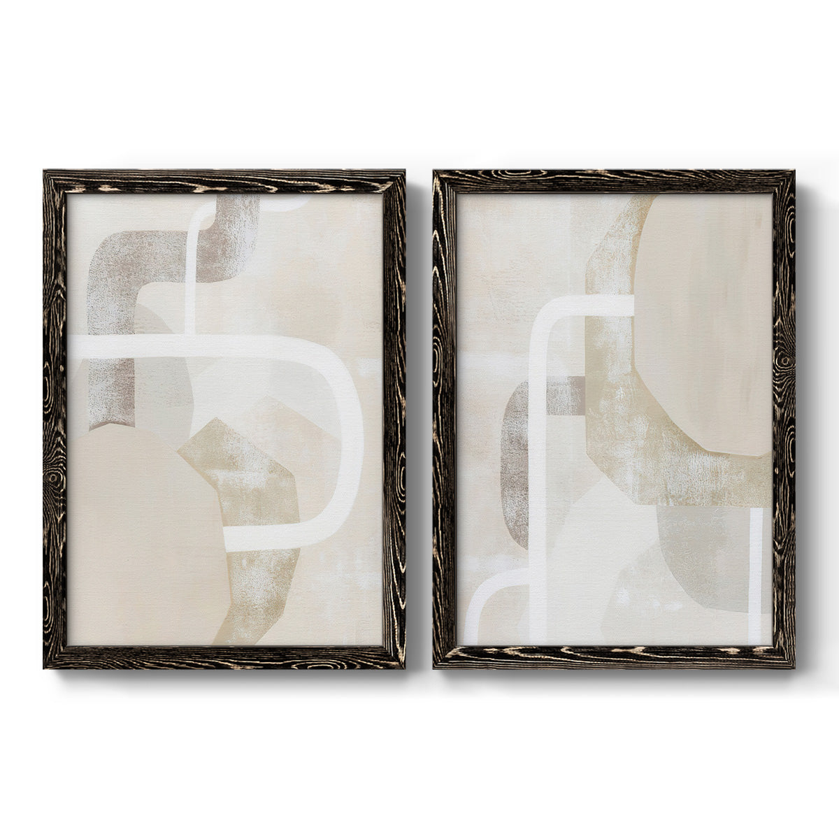 Quiet Affection I - Premium Framed Canvas 2 Piece Set - Ready to Hang