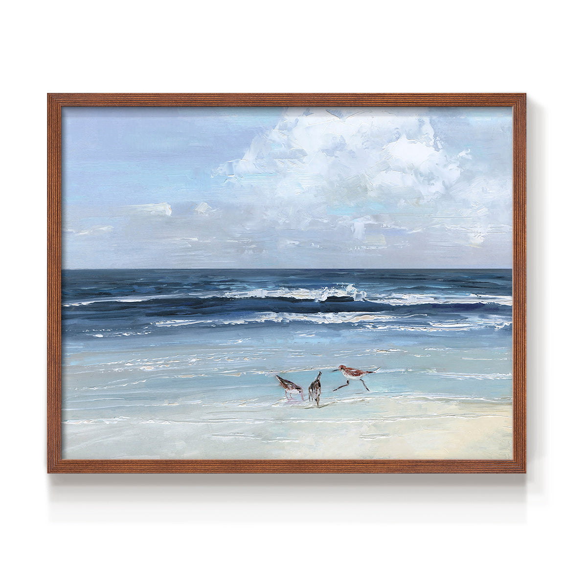 Beach Trio - Restickable Framed Art Print