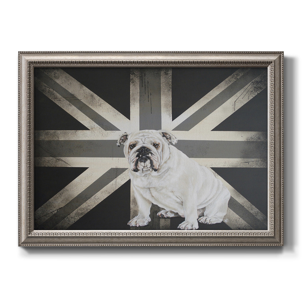 Best of British B&W Premium Framed Canvas- Ready to Hang