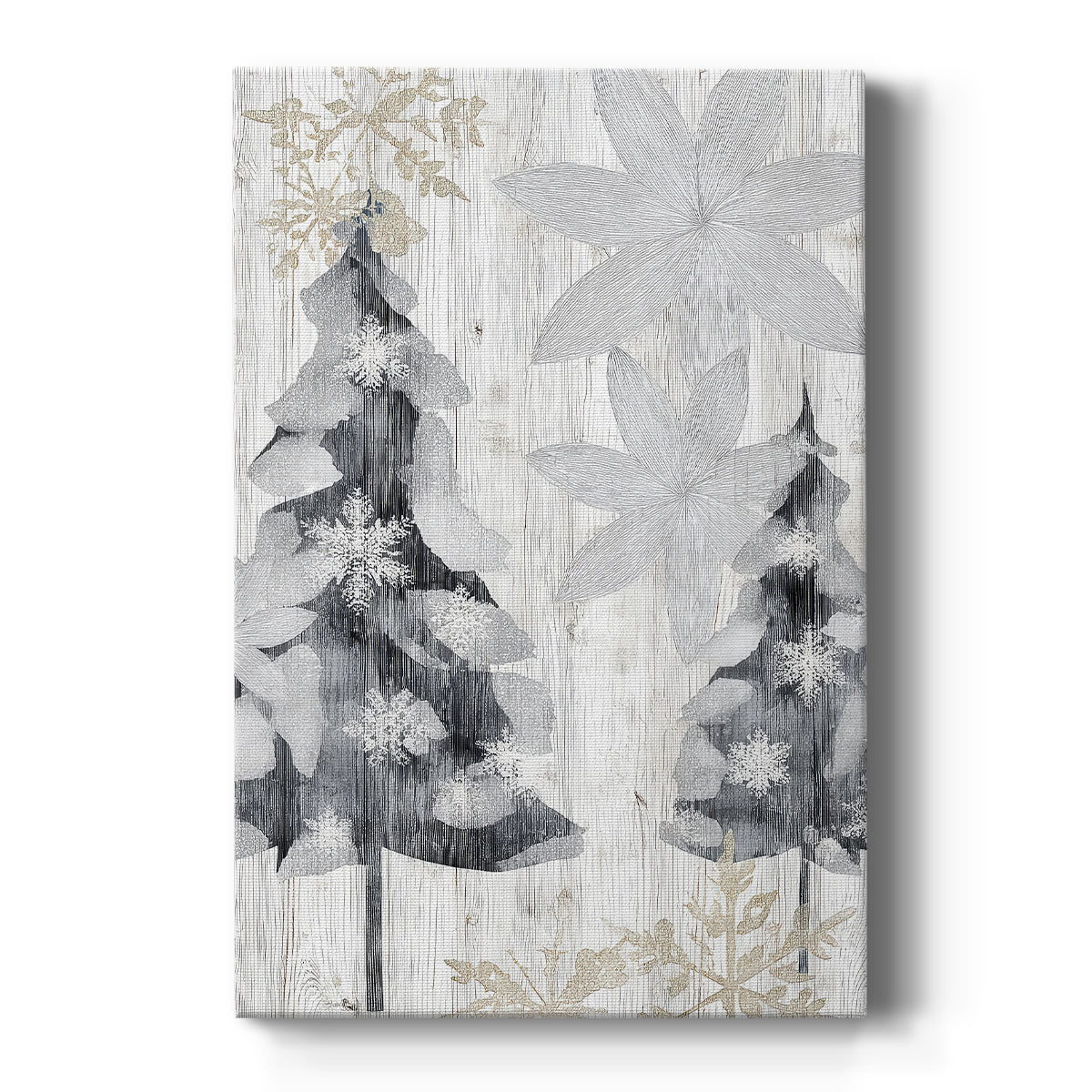 Silver Pines Square - Canvas Art Print