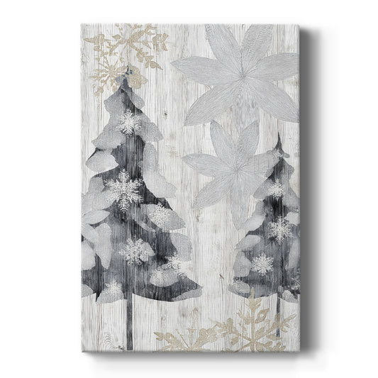 Silver Pines Square - Canvas Art Print