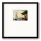 Sail Boat on the Edge - Double Matboard Framed Print