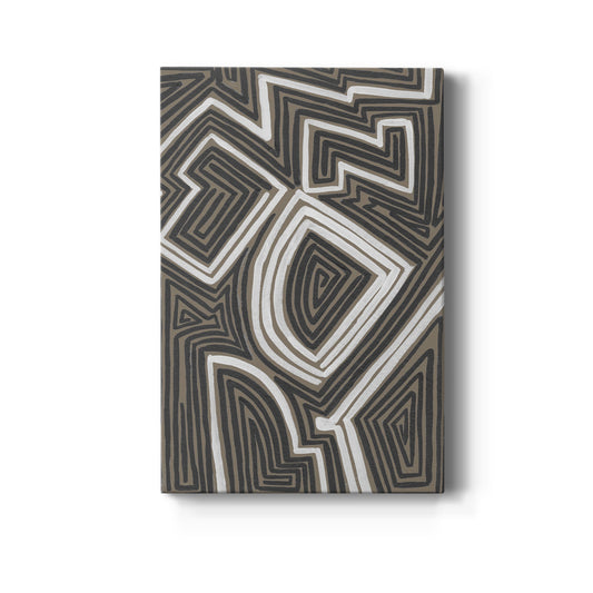 Abstract Maze III Premium Gallery Wrapped Canvas - Ready to Hang