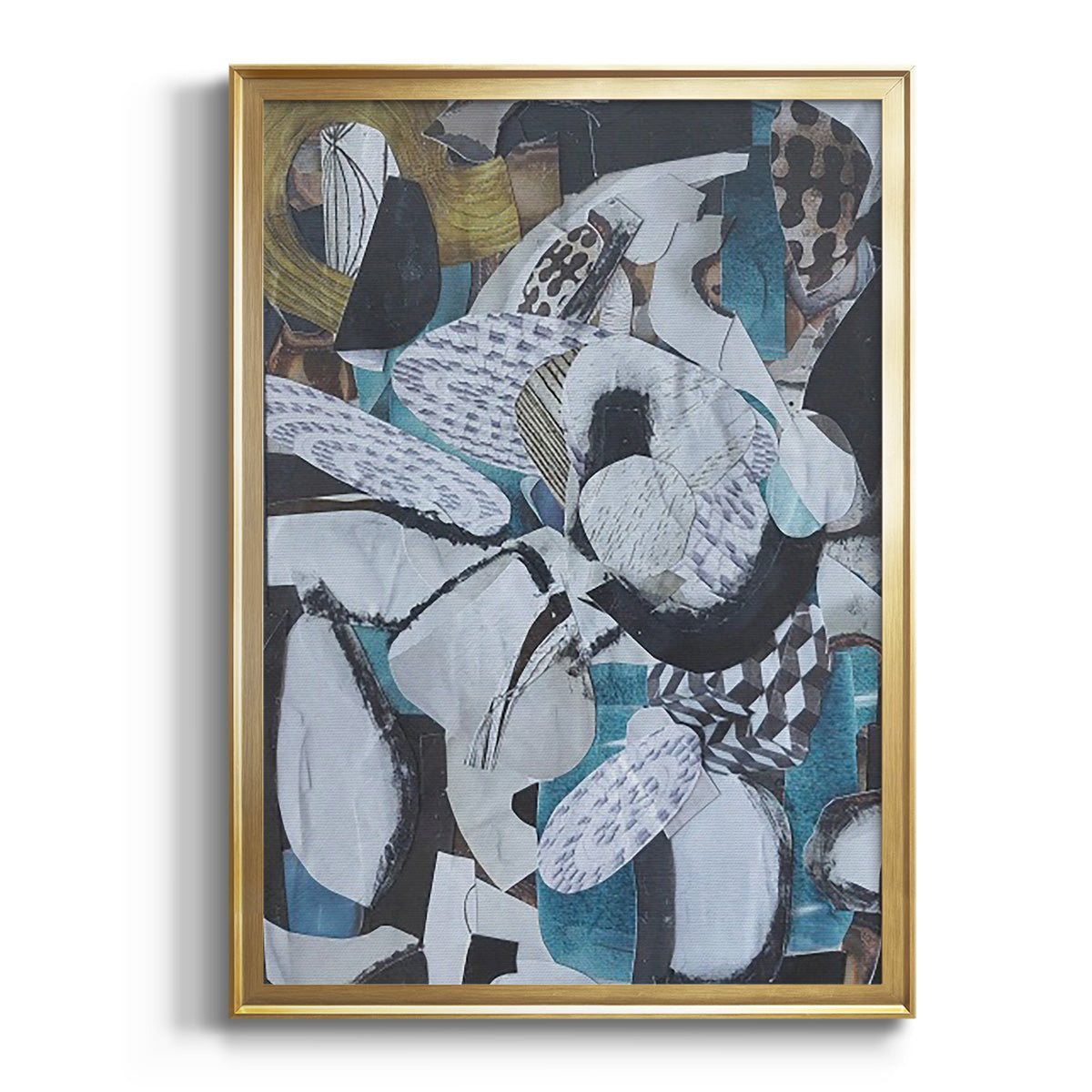 Hawaiian Beach Glass - Modern Framed Canvas Print