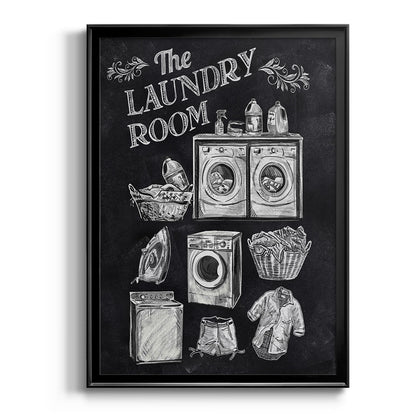 Laundry Room - Modern Framed Canvas Print