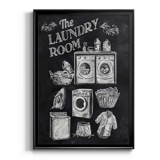 Laundry Room - Modern Framed Canvas Print