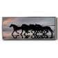 Beach Gallop - Floater Framed Canvas Print