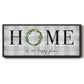 Home is Our Happy Place - Floater Framed Canvas Print