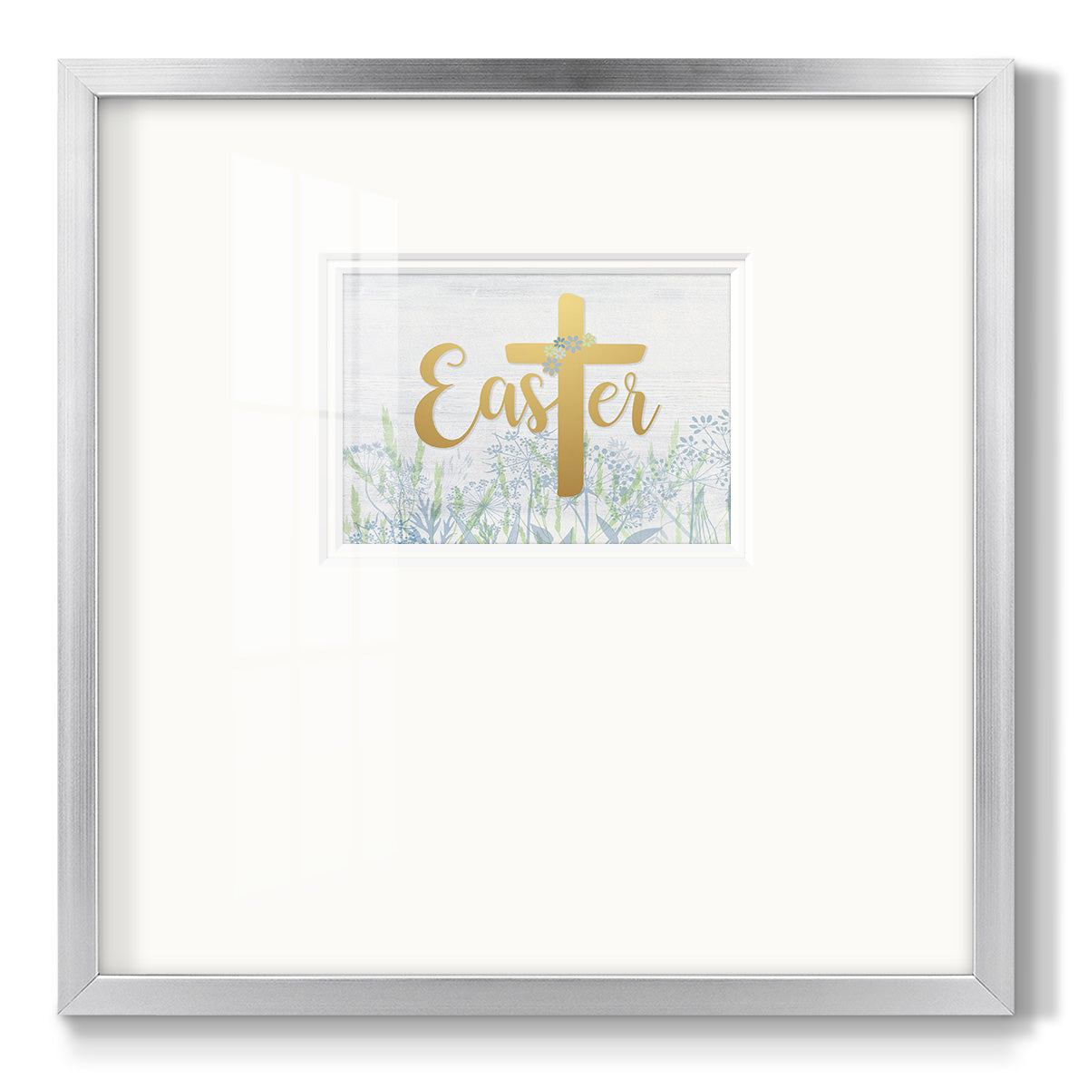 Easter Wildflowers - Double Matboard Framed Print