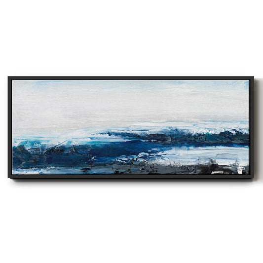 Mysterious Sea I - Floater Framed Canvas Print