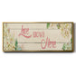 Love Grows Here - Floater Framed Canvas Print