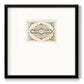 Antique French Label II - Double Matboard Framed Print