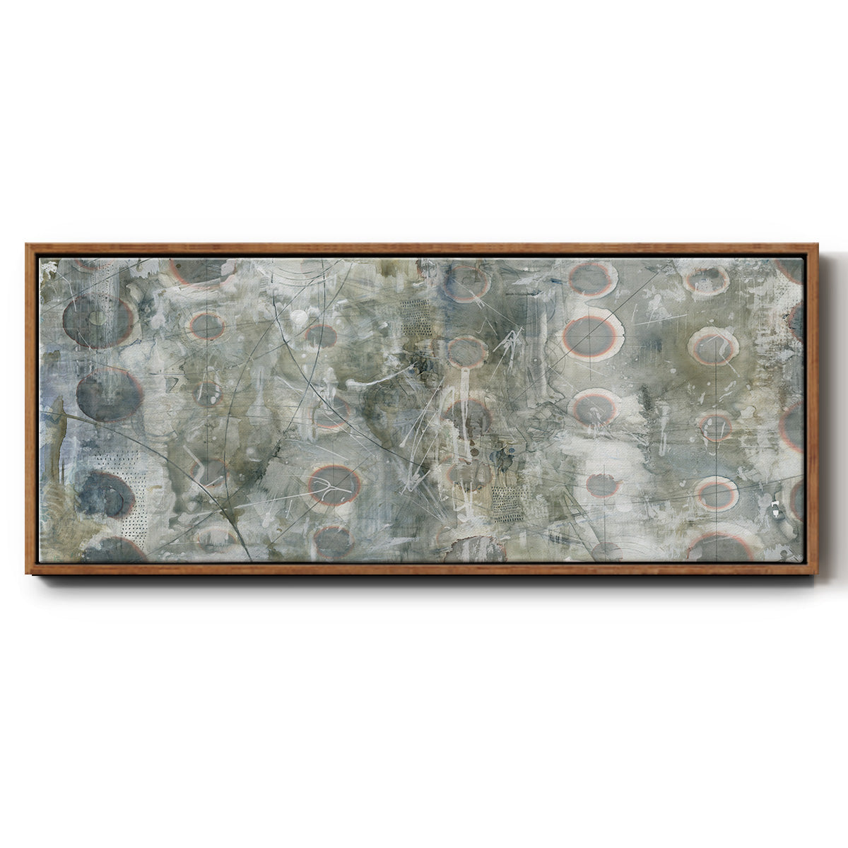 Recurrent - Floater Framed Canvas Print