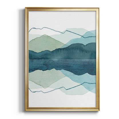 Icicle Range II - Modern Framed Canvas Print