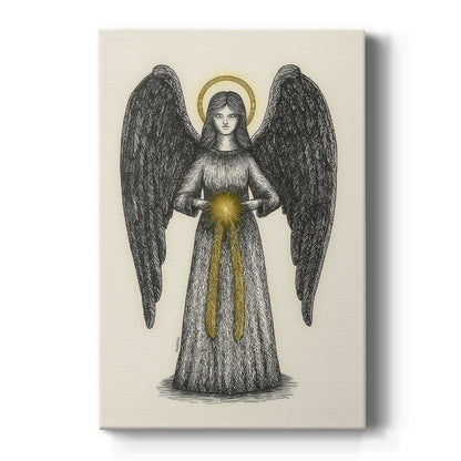 Frostlit Carols Serenade - Canvas Art Print
