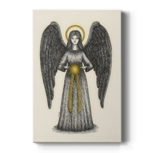 Frostlit Carols Serenade - Canvas Art Print