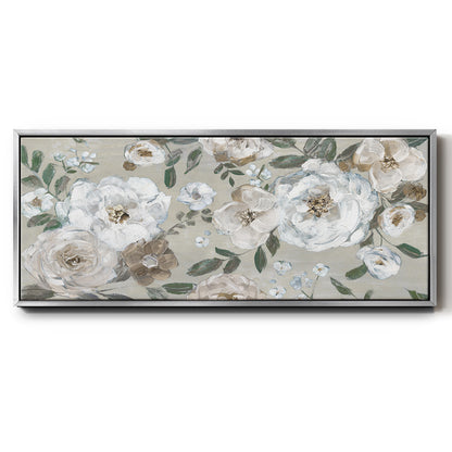 Rose Garden - Floater Framed Canvas Print