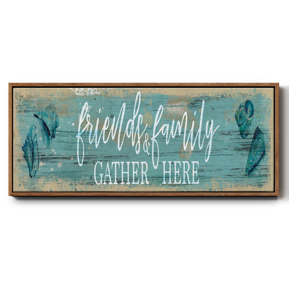 Friends and Family - Floater Framed Canvas Print