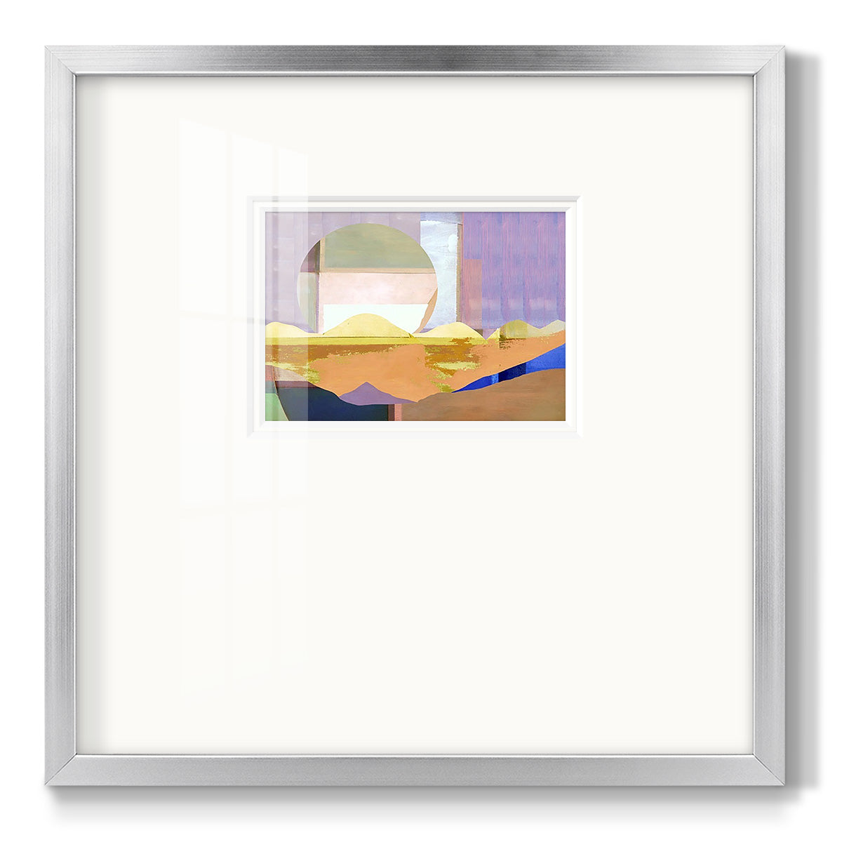 Pink Paint - Double Matboard Framed Print